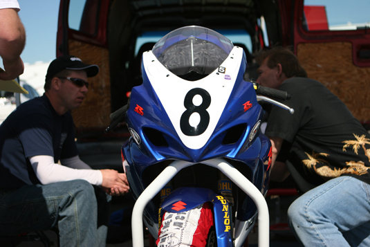 Bud Anderson works out problems with GoGo