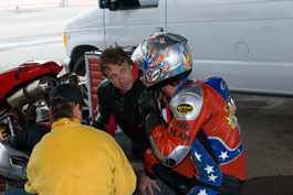 Eric GoGo Gulbransen gets instruction